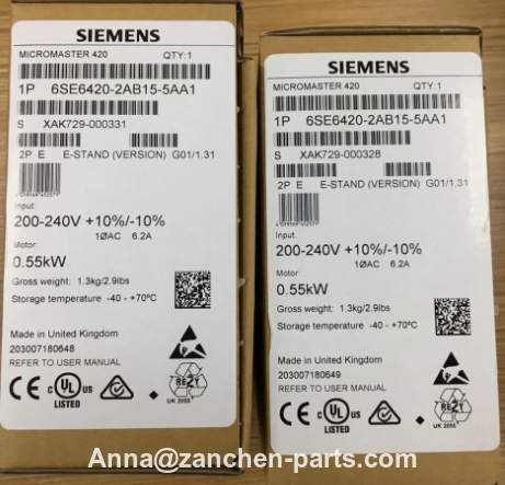 Siemens 6SL3210‑1KE21‑7AF1